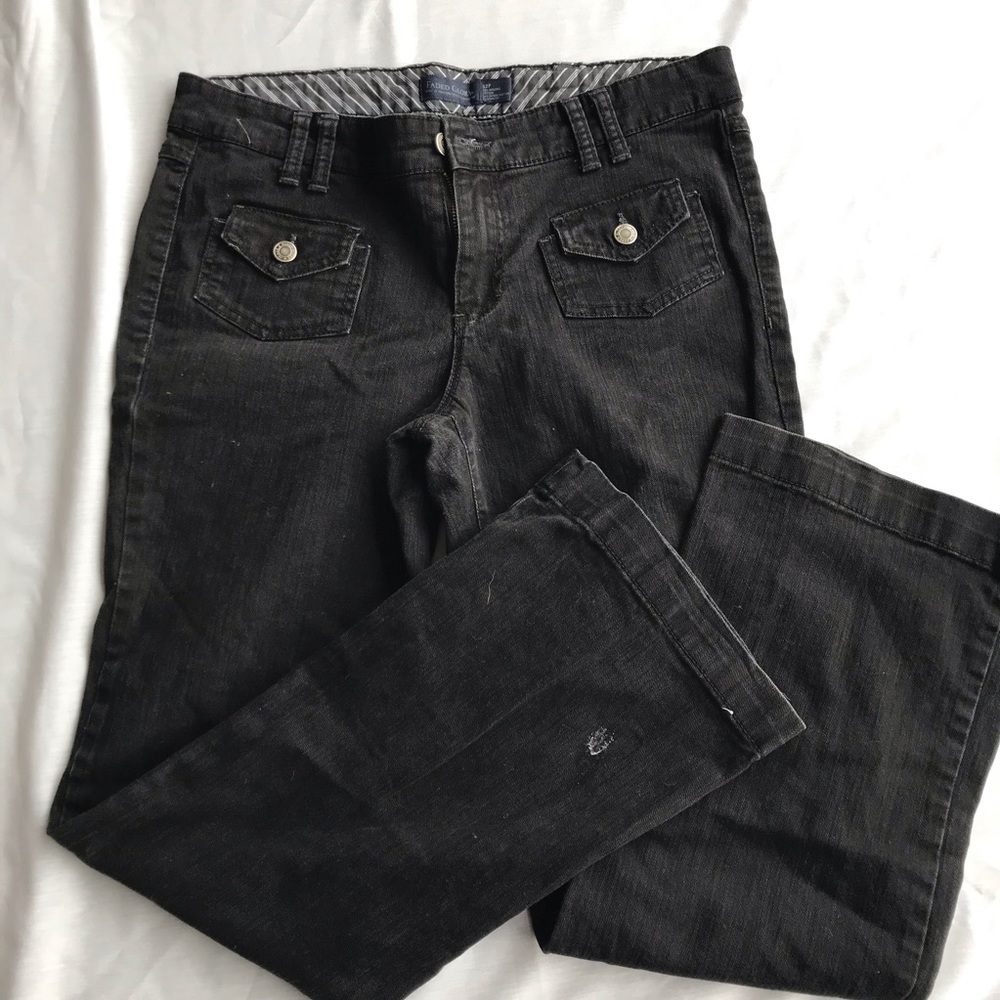 Black jean pants